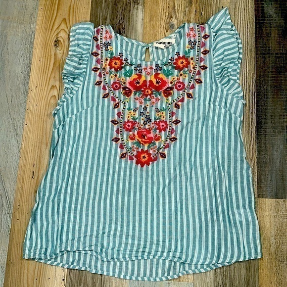 Savanna Jane embroidered top - Picture 1 of 3